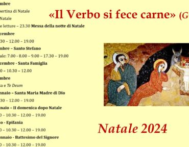 APPUNTAMENTI del tempo di NATALE